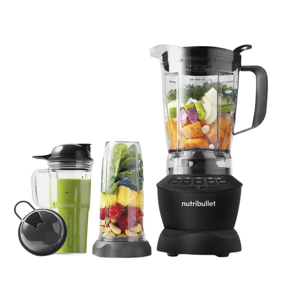 NutriBullet 1200W Full-Size Blender with 64oz Pitcher, 32oz & 24oz Cups