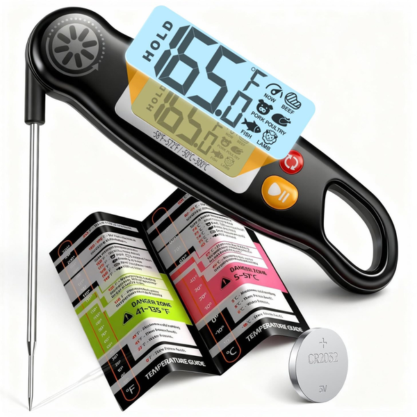 Antonki Food Thermometer with Backlight