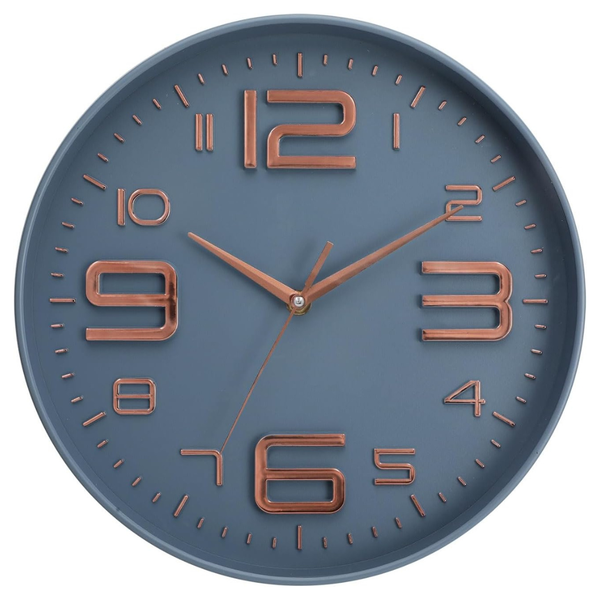 12" Silent And Non tick Battery Powered Quartz Round Wall Clock