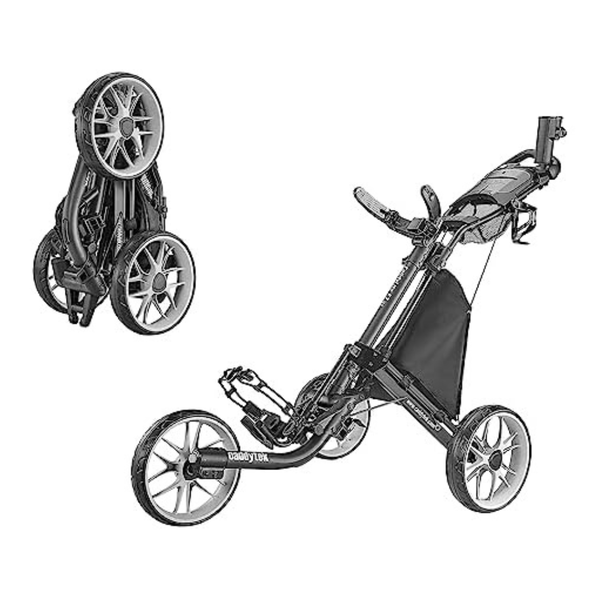 CaddyTek CaddyLite EZ Version 8 3 Wheel Golf Push Cart