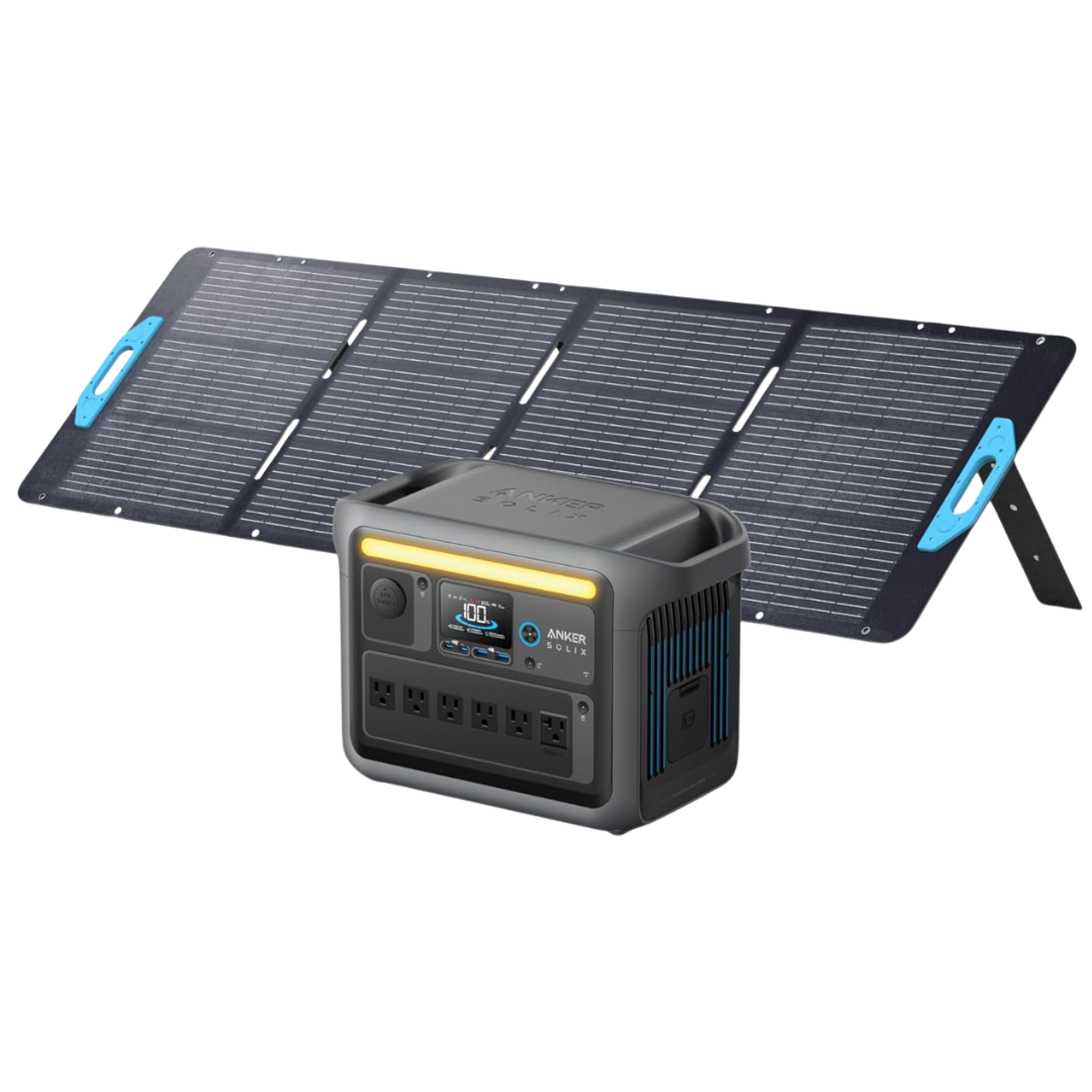 Anker SOLIX C1000 Portable Power Station With 200W Solar Panel