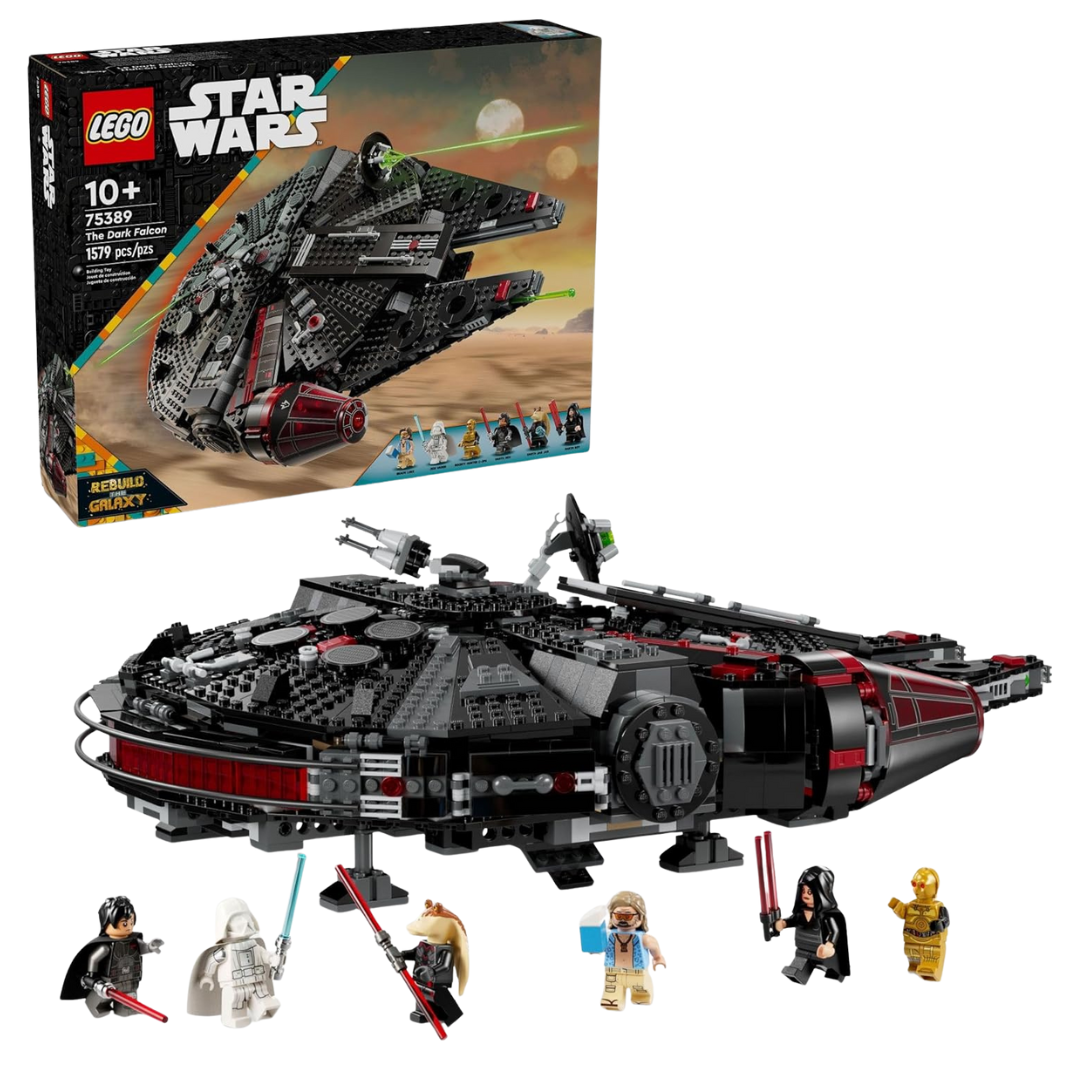 1579-Piece Lego Star Wars The Dark Falcon Buildable Starship Toys (75389)