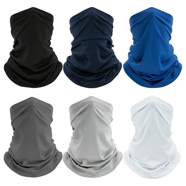 6-Pack Arsvetu UV Protection Breathable Neck Gaiter