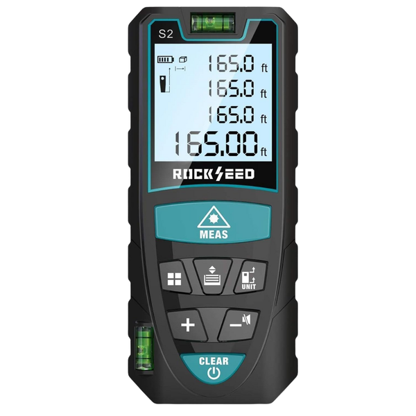 RockSeed 50M (165ft) Digital Laser Distance Meter