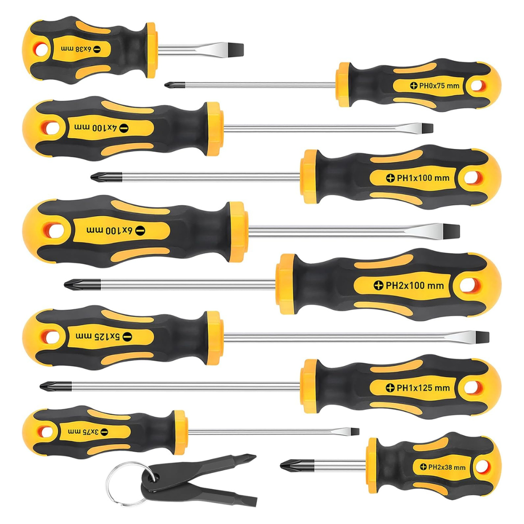 10-Piece Amartisan Magnetic Screwdrivers Set