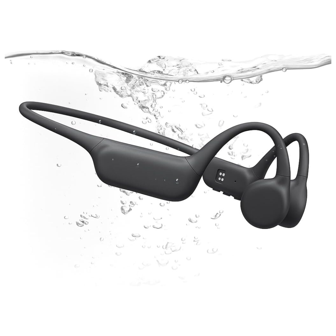 IPX8 Waterproof Bluetooth 5.4 Open Ear Bone Conduction Headphones