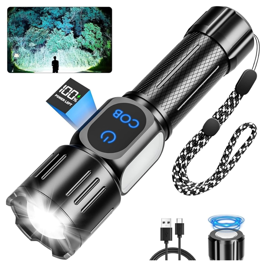 99000 Lumens Rechargeable LED Tactical Flashlight