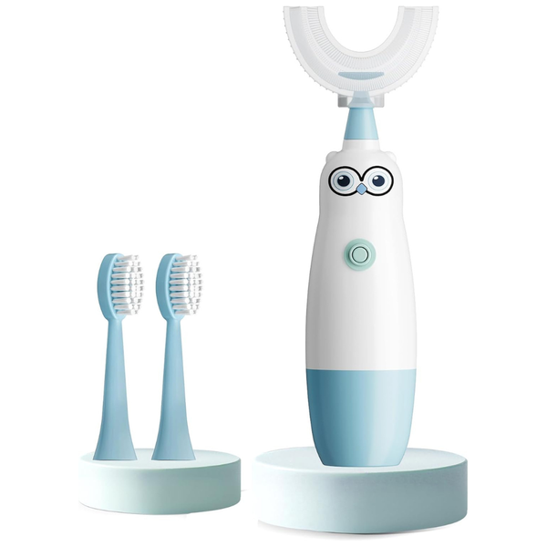 Kids Electric 360-Degree Sonic Vibration IPX7 U Shaped Toothbrush