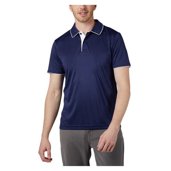 32 Degrees Men's Stretch Flow Tipped Polo