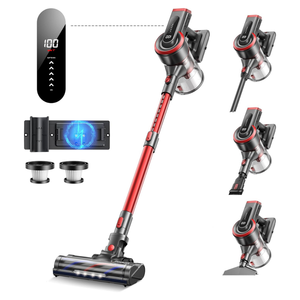 Powerffy 450W 40KPA Suction Cordless Stick Vacuum Cleaner