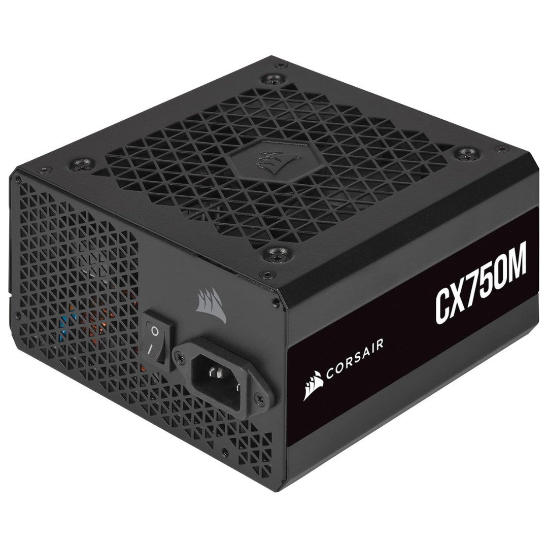 CORSAIR CX750M 750 Watt 80 Plus Bronze Semi Modular ATX Power Supply
