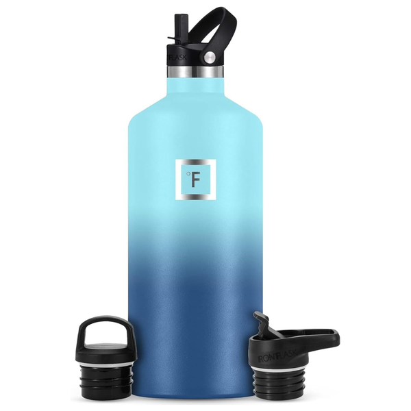 64oz Hydration Flask Sports Water Bottle With Straw