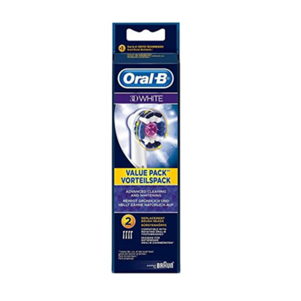 6-Count Oral-B 3D White Toothbrush Heads Replacement Refills