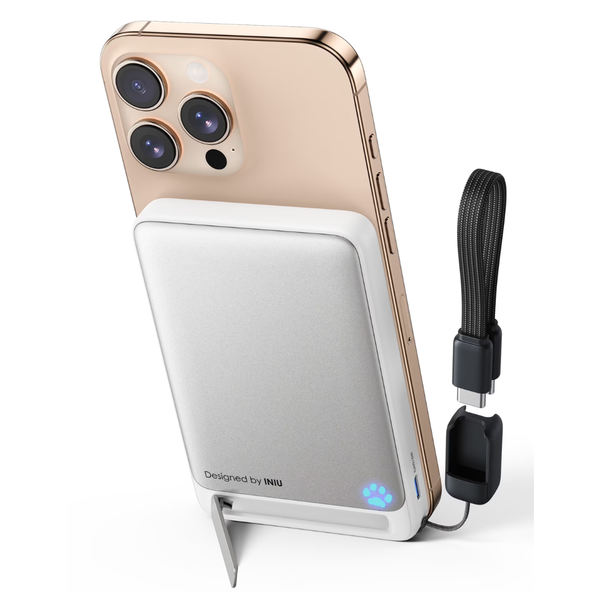 10000mAh INIU for Magsafe 15W Qi2 Certified 45W PD Magnetic Power Bank