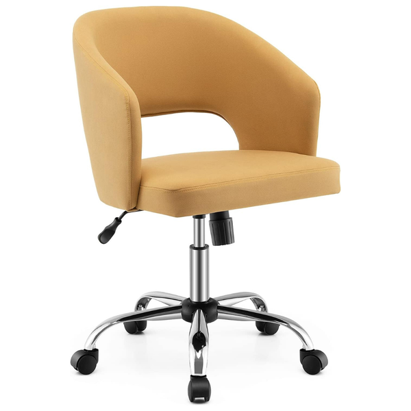 Adjustable Leather Swivel Desk Chair