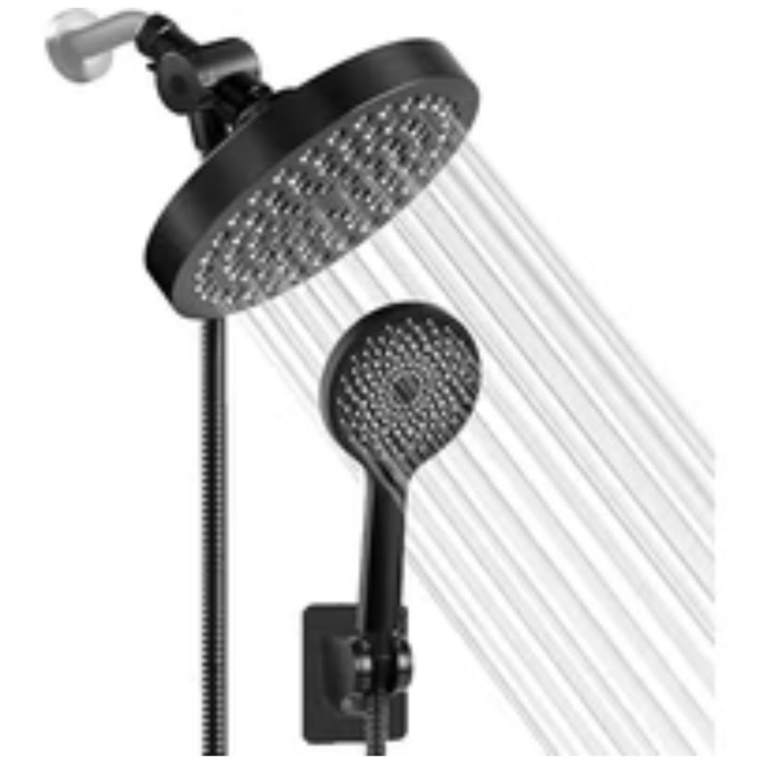 60" High Pressure Rainfall Showerhead Combo