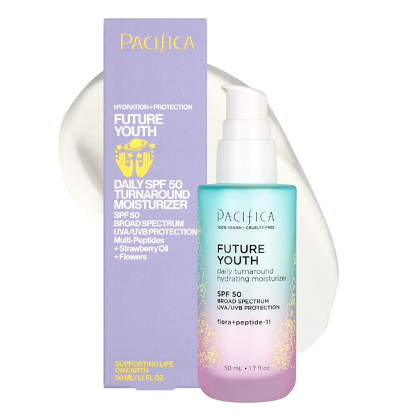 1.7-Oz Pacifica Future Youth Peptide SPF 50 Face Moisturizer