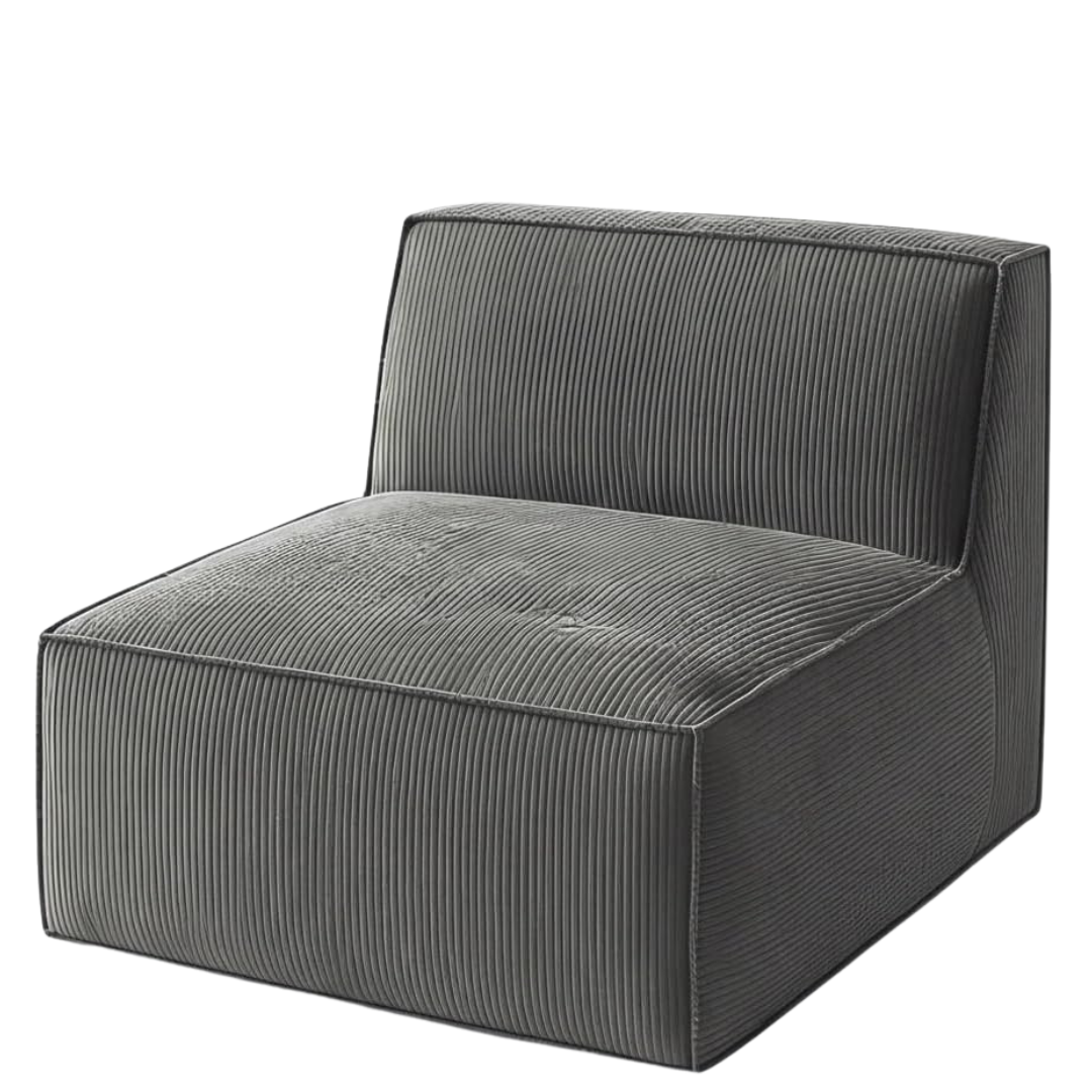 30.7" Convertible Single Seater Memory Foam Modular Sofa