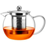 22oz Glass Teapot Stovetop W/ Removable 18/8 Stainless Steel Infuser