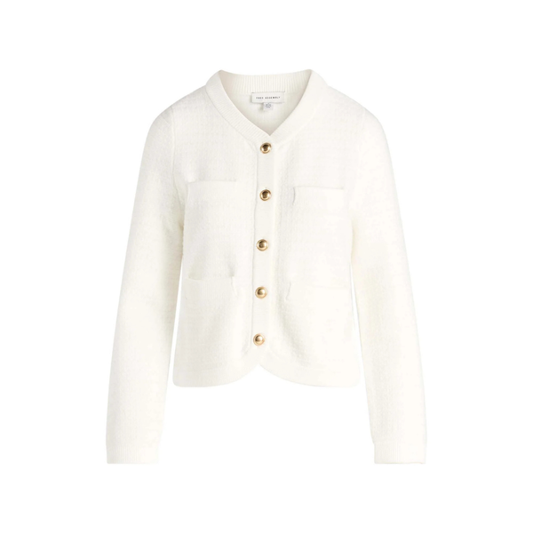 Free Assembly Women's and Women's Plus Textured Cardigan Sweater