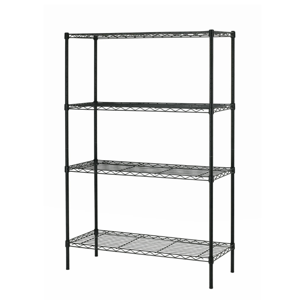 BestOffice 4-Shelf Metal Wire Storage Rack (54"x36"x14")