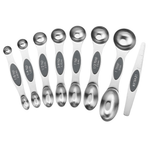 Set Of 8 Spring Chef Stainless Steel Magnetic Measuring Spoons