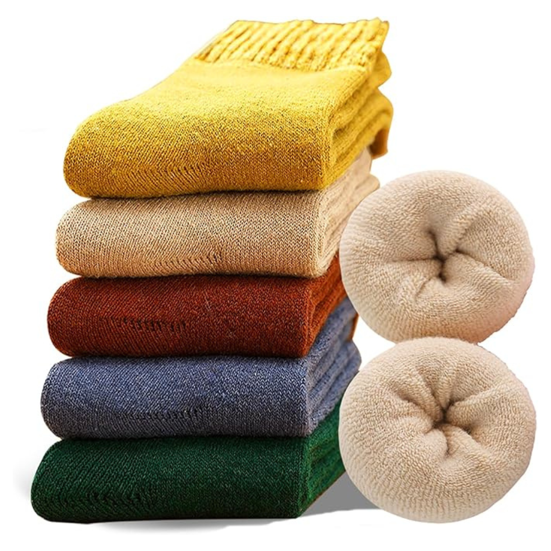 5 Pairs Warm Winter Boot Socks
