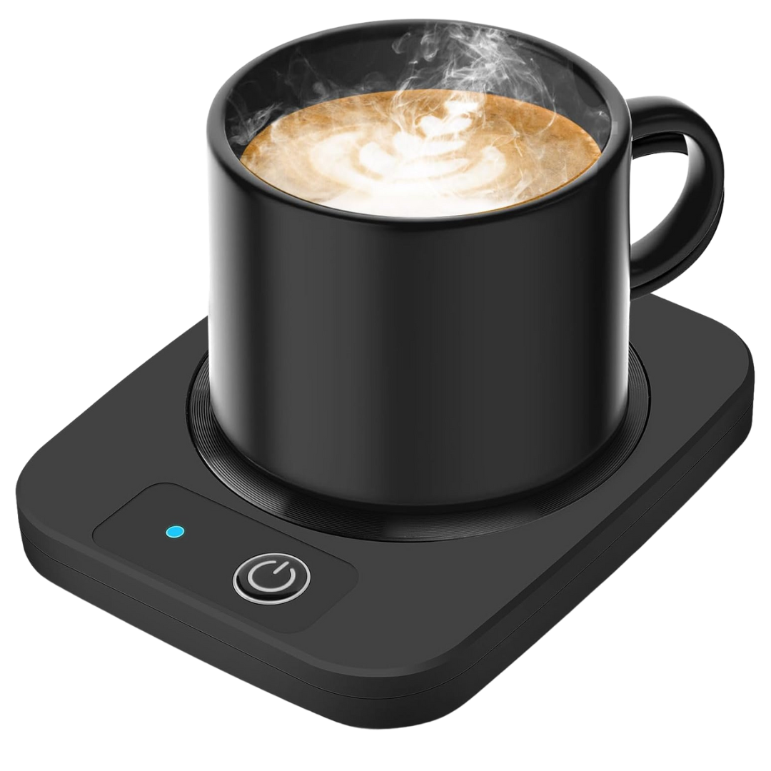 Electric Mug Warmer With Aluminum Metal Panel