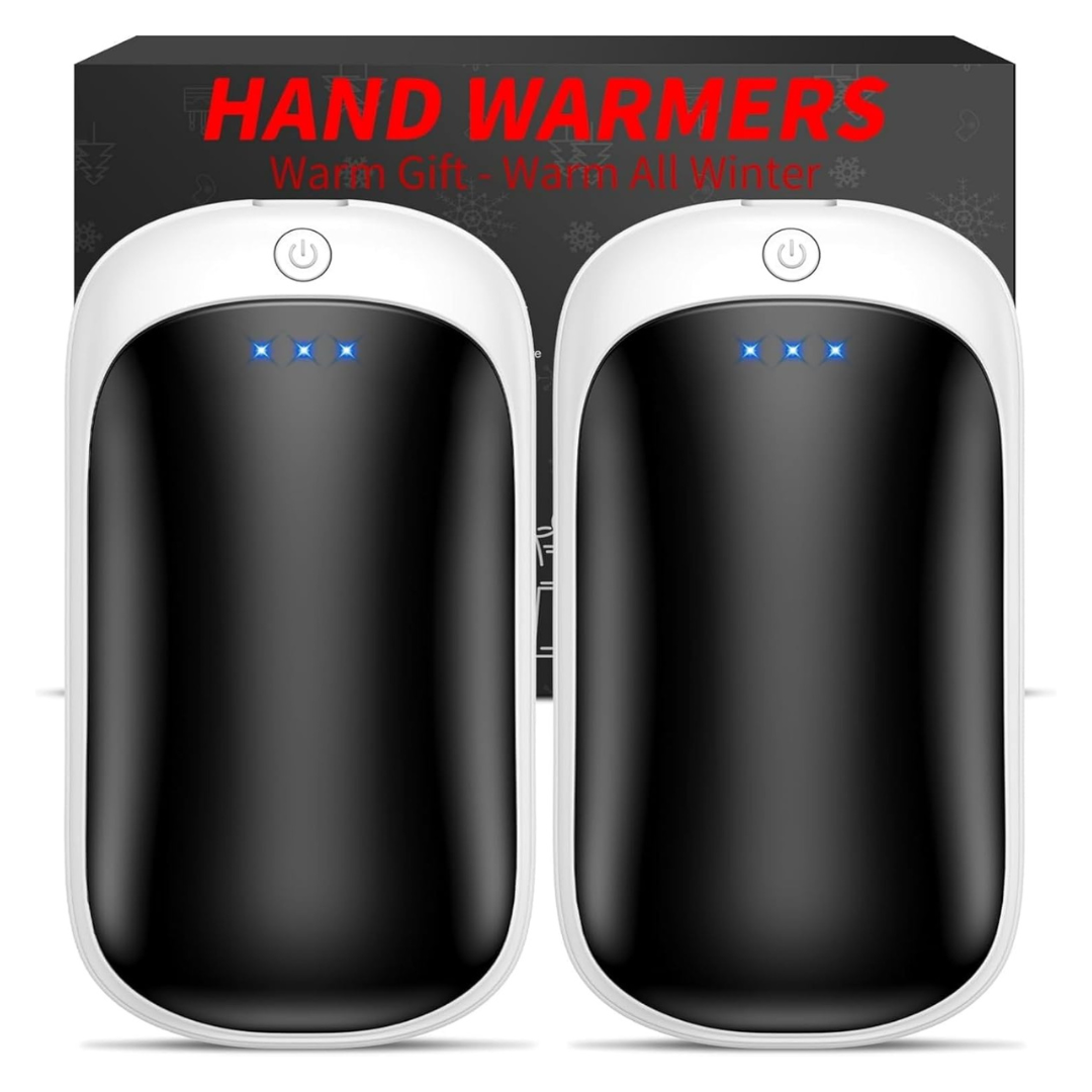 2-Pack USB 2 In 1 Electric Rechargeable Hand Warmers