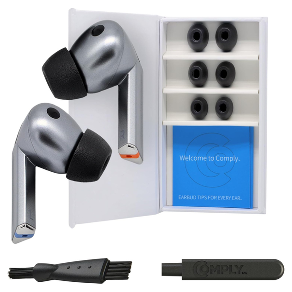 3-Pairs Comply TrueGrip Memory Foam Earbud Tips For Galaxy Buds3 Pro