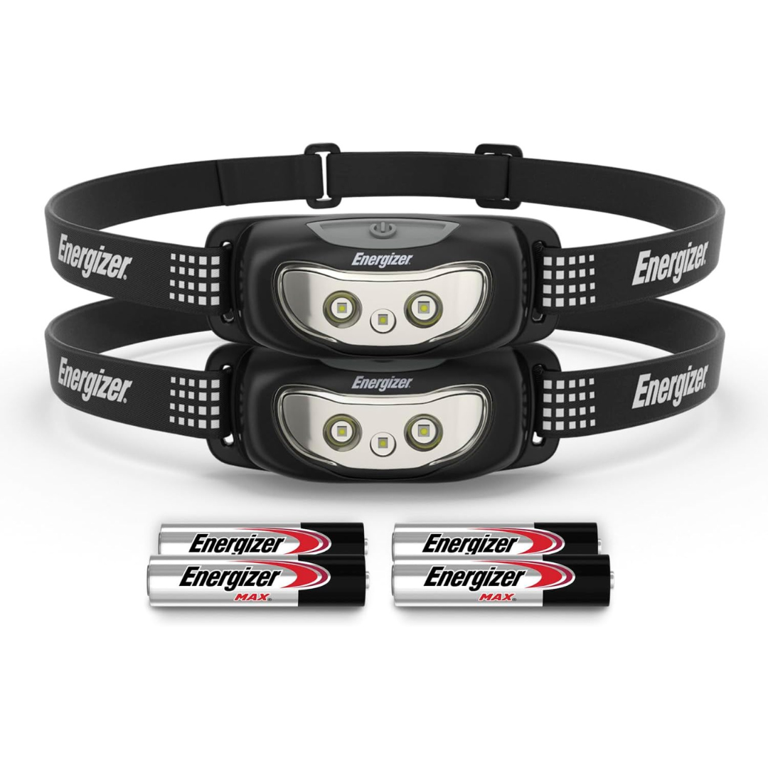 2-Pack Energizer Universal Plus LED Headlamp with Batteries