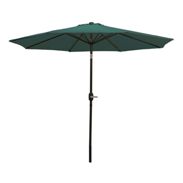 9-Ft Sunnydaze Decor 8-Sturdy Ribs Patio Umbrella w/ Tilt & Crank