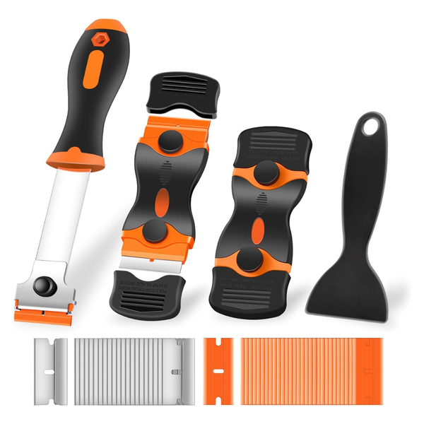 Necamocu 4-Piece Razor Blade Scraper