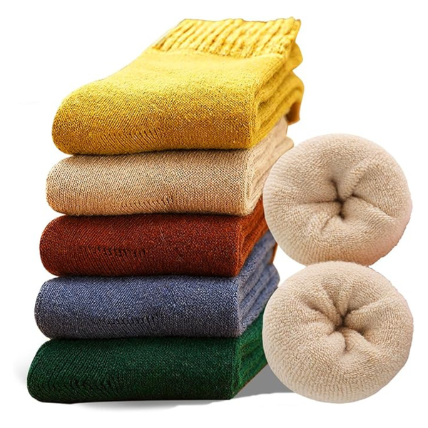 5 Pairs Warm Winter Boot Socks
