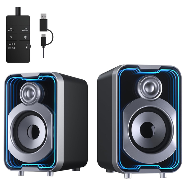 10W USB-Powered Bluetooth 2.0 Computer Speakers