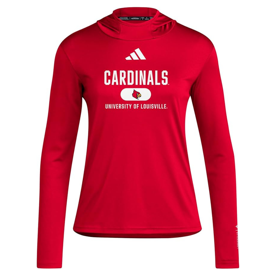 adidas Womens D4t University Of Nebraska Lightweight Hoodie