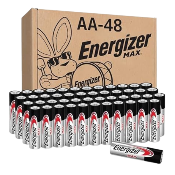 48-Pack Energizer MAX Alkaline AA Batteries