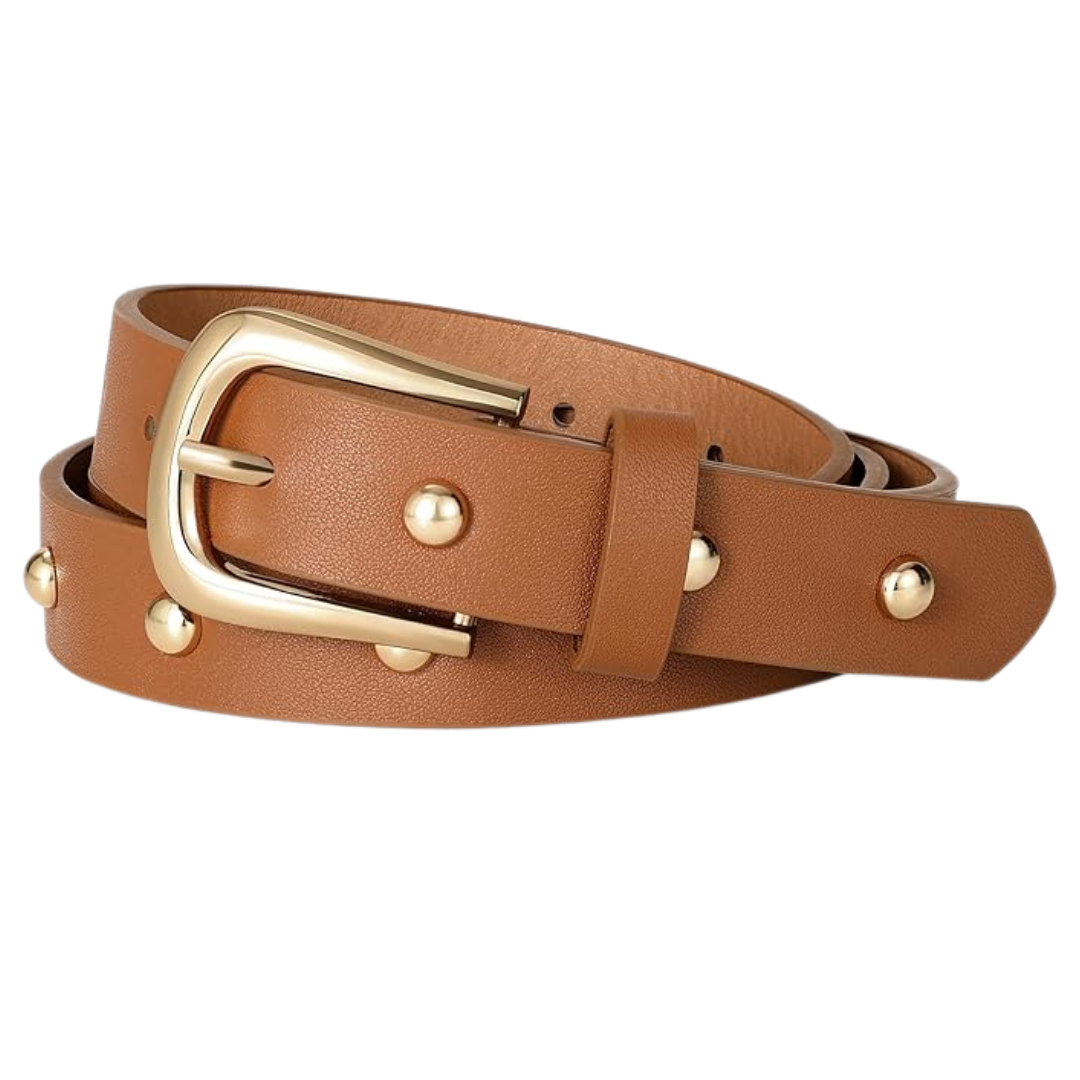 Women's Vintage Punk Studded Leather Belts (5 Colors)
