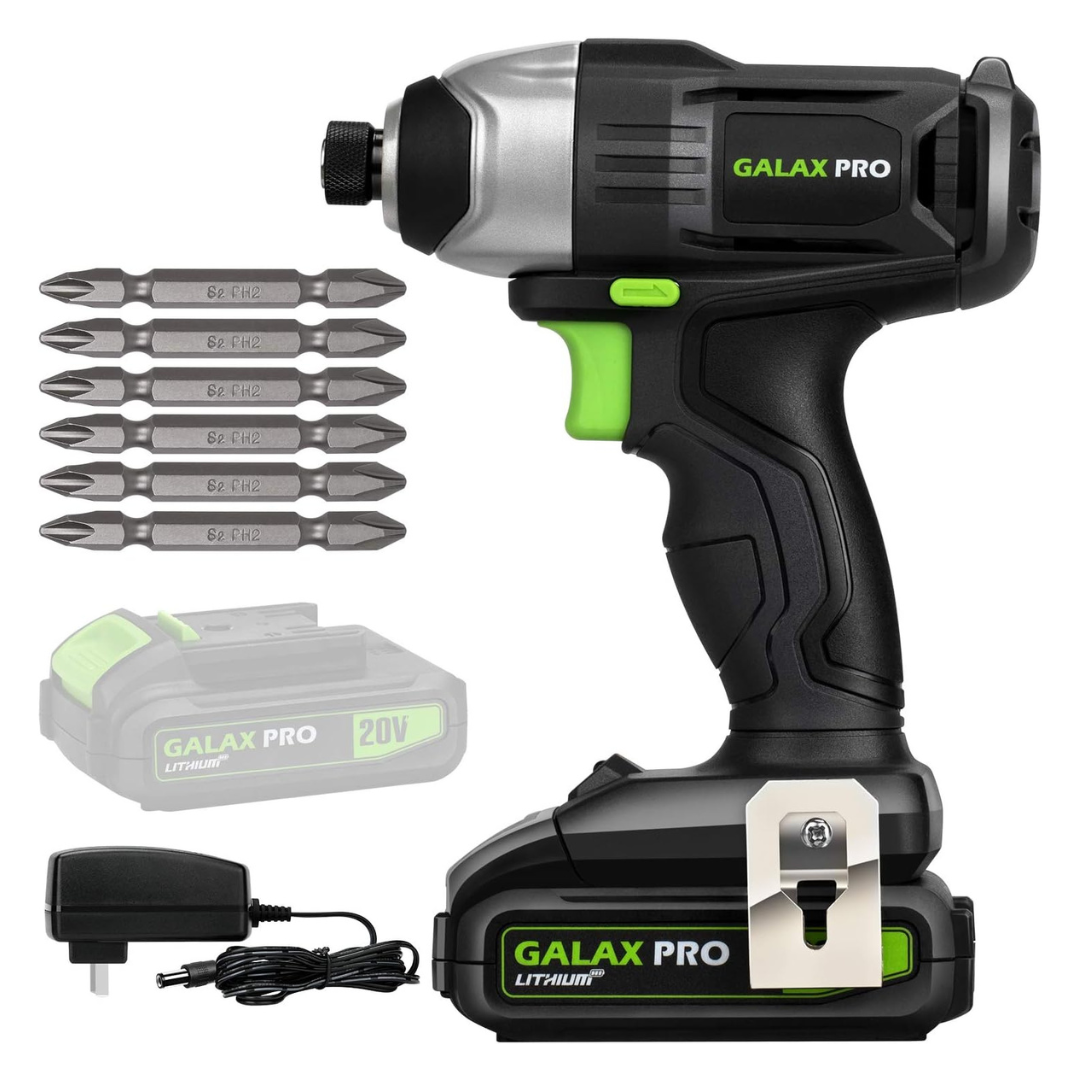 20V Lithium Ion 1/4" Hex Cordless Impact Driver