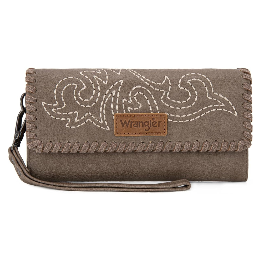 Montana West Women's X Wrangler Western Embroidery Wallets