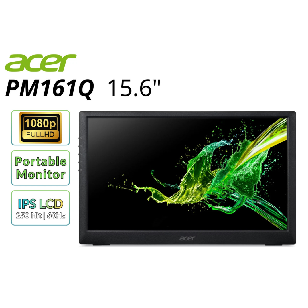 15.6" Acer PM161Q Portable FHD 4ms IPS Freesync Monitor [Certified Refurb]