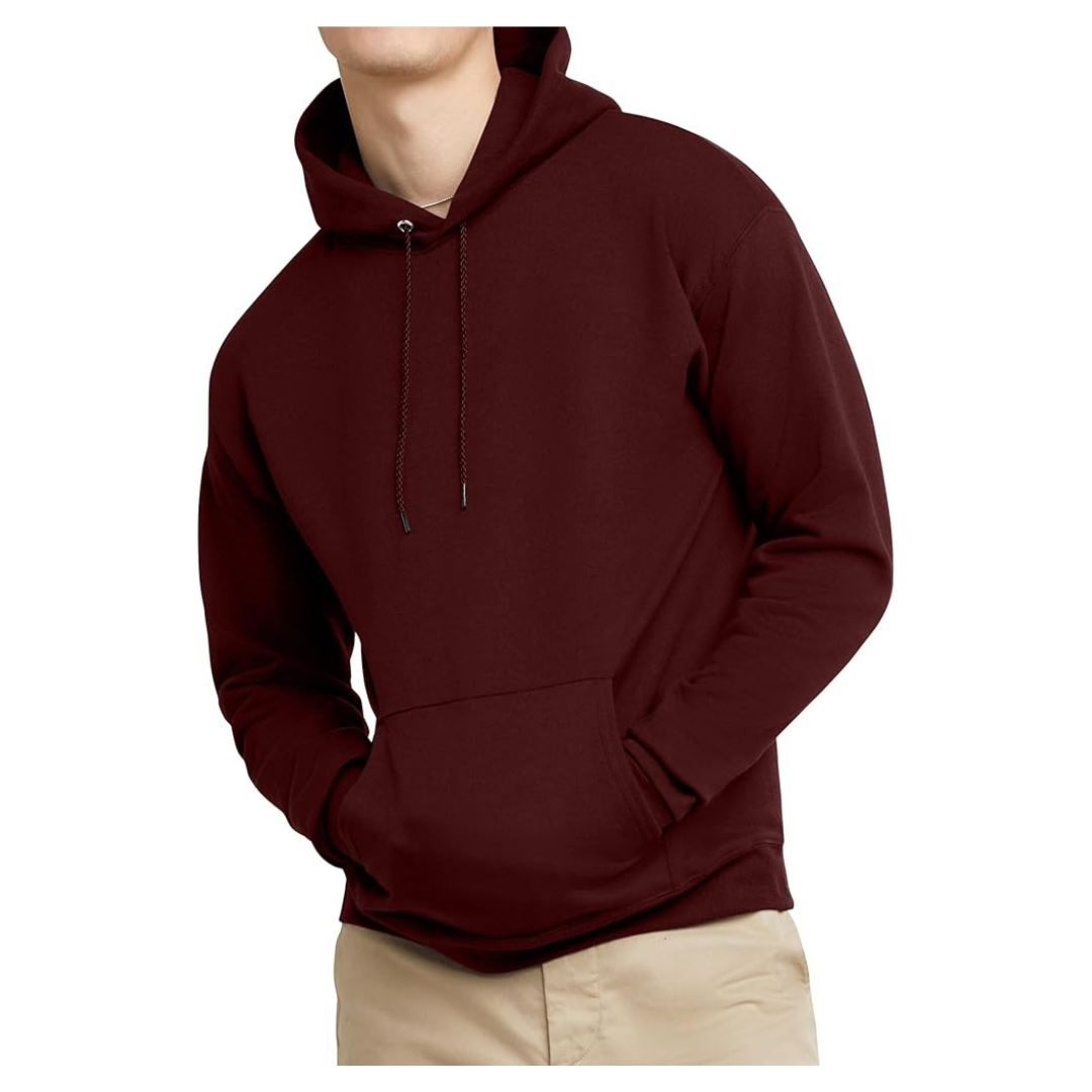 Hanes Men's Midweight Fleece Pullover EcoSmart Hoodie
