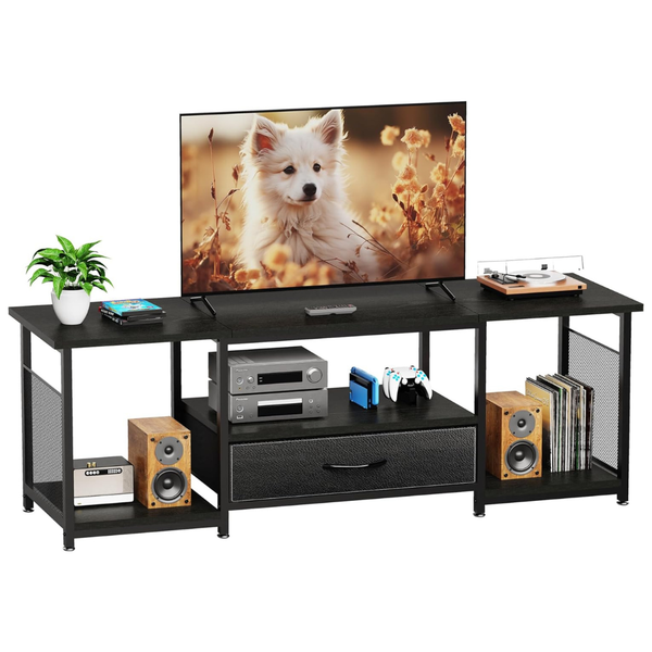 Entertainment Center TV Stand W/ Drawers & Shelves For 55-65'' TVs