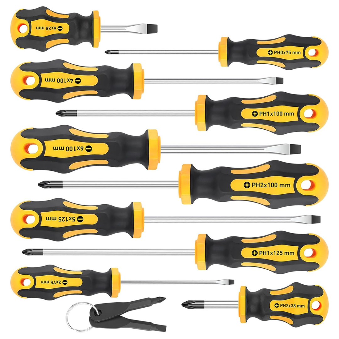 10-Piece Amartisan Magnetic Screwdrivers Set