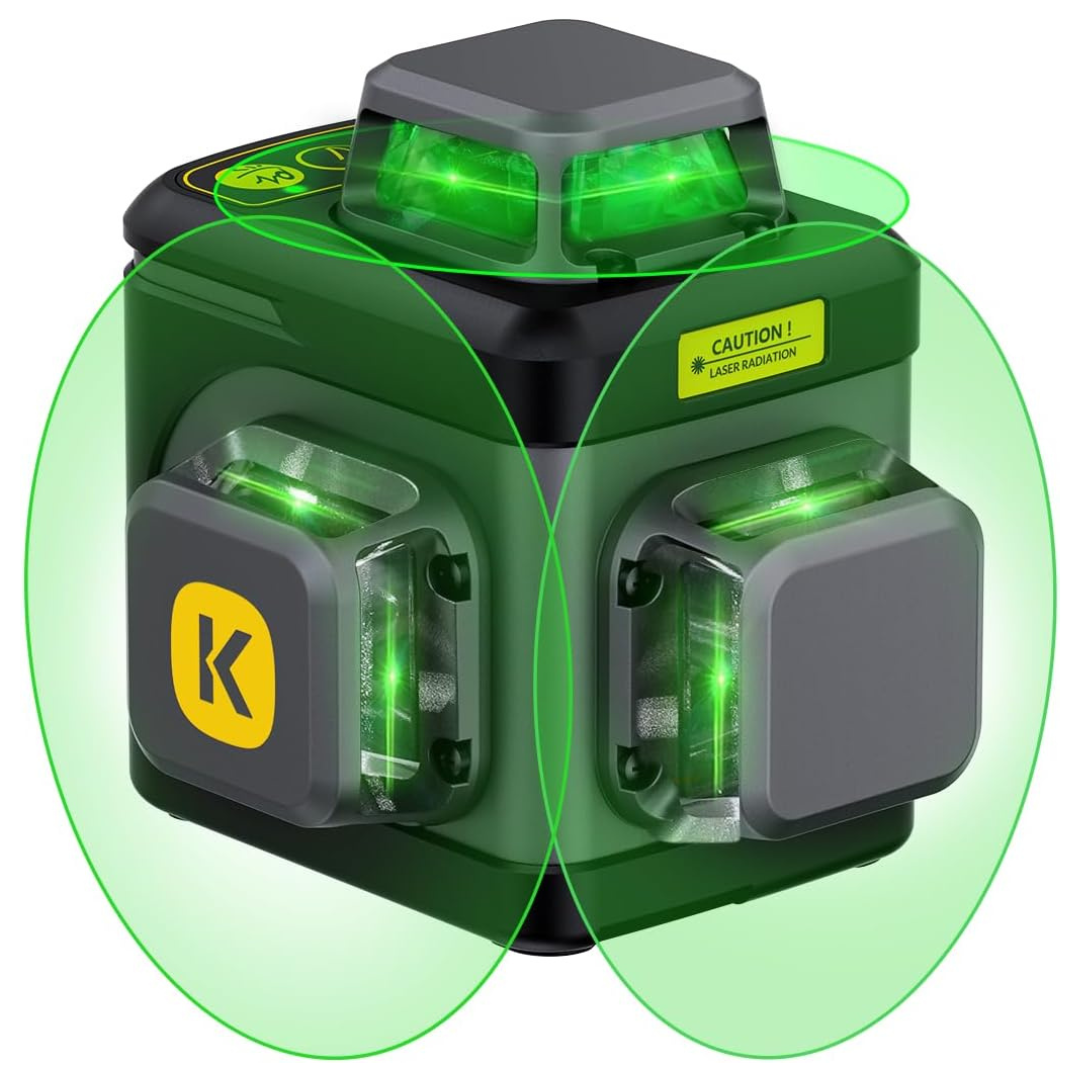 Fanttik D12 360 Self Leveling Rechargeable Ace 3D Laser Level