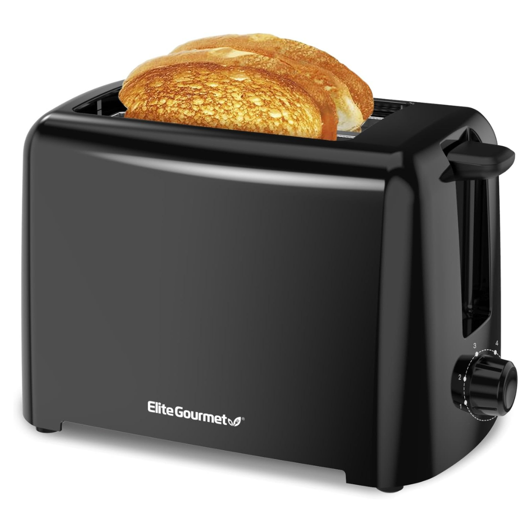 Elite Gourmet ECT1027B Cool-Touch Toaster With 6 Settings
