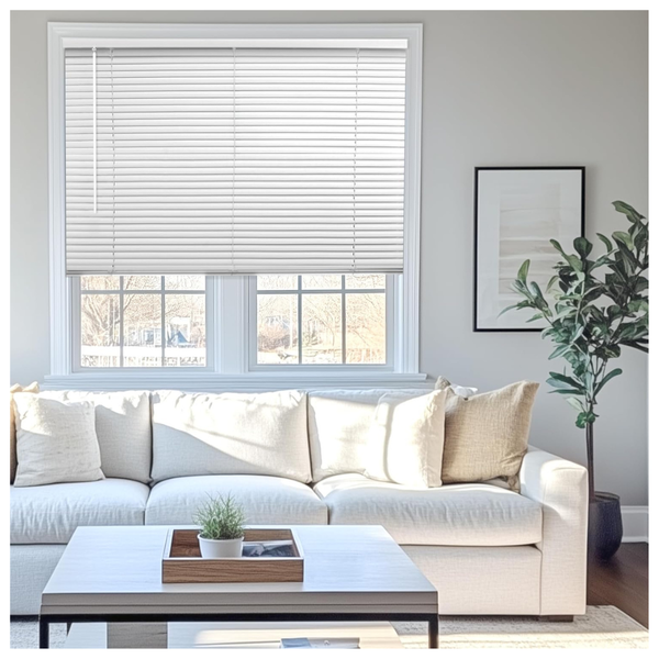 12" x 72" Cordless Mini Blinds Vinyl For Indoor Windows