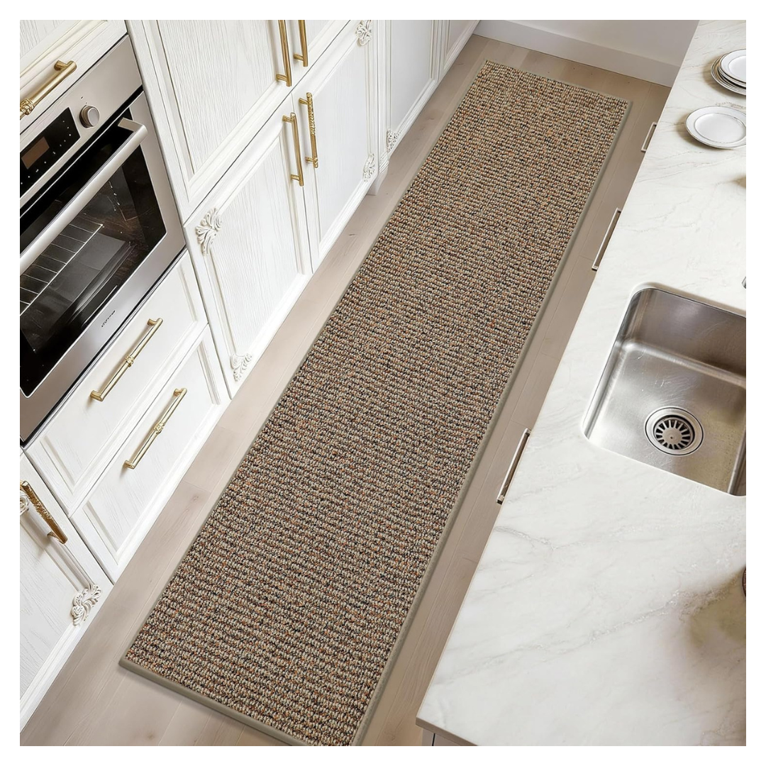 17" x 71" Non-Slip Kitchen Runner Rugs With TPR Backing