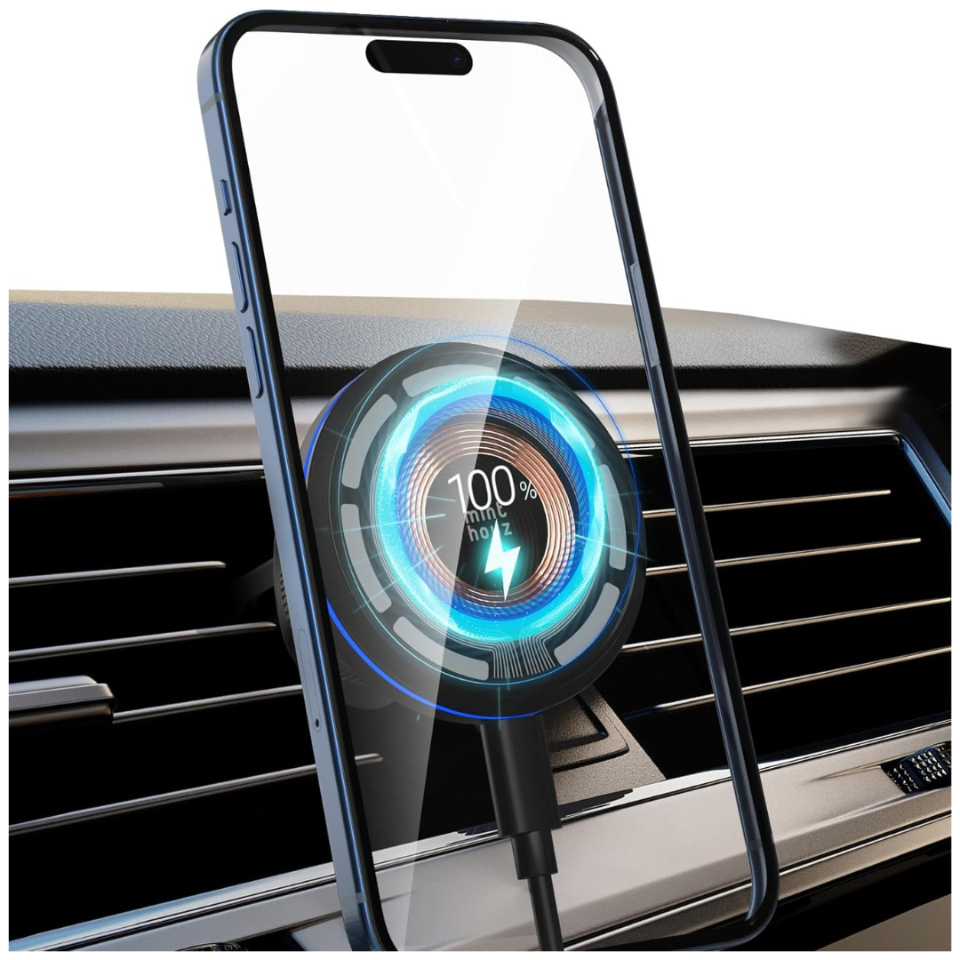 15W Magsafe Magnetic Wireless Car Charger