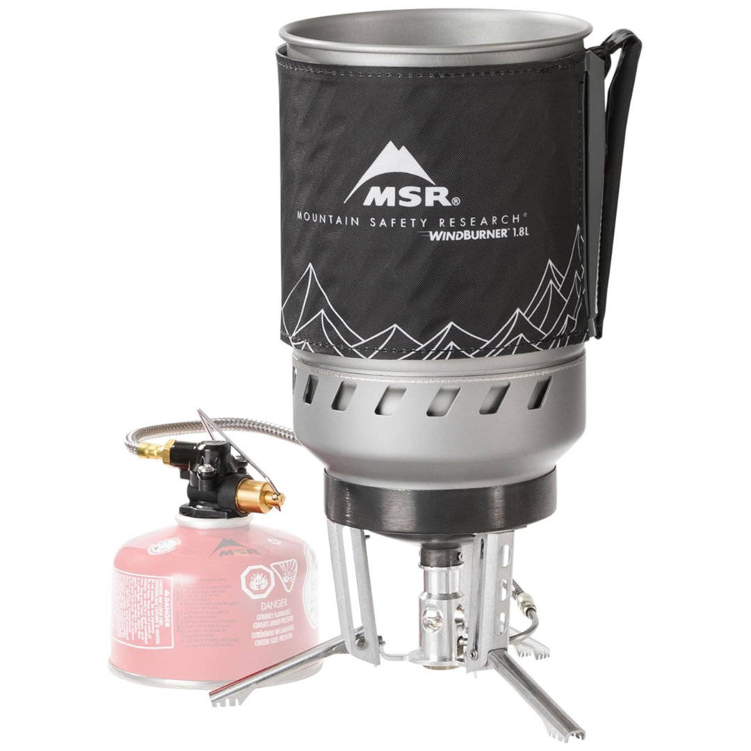 MSR WindBurner Duo Windproof Camping And Backpacking Stove System